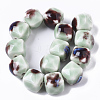 Handmade Porcelain Beads PORC-S498-09B-3