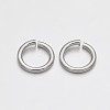 Brass Open Jump Rings KK-E647-17P-4mm-2