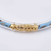 PVC Plastic Buddhist Bangle Sets BJEW-Q698-03-4