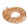 Transparent Electroplate Glass Beads Strands LS-EGLA-A039-T2mm-B18-2