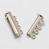 Alloy Magnetic Slide Lock Clasps PALLOY-P103-03-3