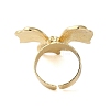 Bowknot Alloy Open Cuff Rings RJEW-U006-05G-4