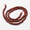 Natural Red Jasper Beads Strands G-D840-50-4mm-2