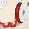 1Roll Solid Color Organza Ribbons ORIB-CY0001-02K-3