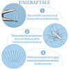 1000Pcs Stainless Steel Eye Pins STAS-UN0058-29-5