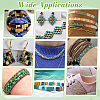 160Pcs 16 Styles 2-Hole Glass Seed Beads SEED-PH0002-70-5