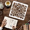 Large Plastic Reusable Drawing Painting Stencils Templates DIY-WH0172-604-3