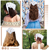 2Pcs 2 Styles Lace Triming Cloth Headbands for Women OHAR-CY0001-17-5