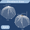 Polyester Mesh Bridal Veils AJEW-WH0470-10A-2