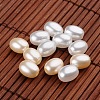 Oval Imitation Pearl Acrylic Beads X-OACR-L004-3011-1