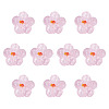 10Pcs Transparent Handmade Bumpy Lampwork Beads LAMP-TADJ0001-48E-2
