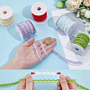 40M 5 Colors Nylon Lace Elastic Webbing OCOR-BC0009-14-3