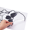 Waterproof Reflective Skull Head Car Sticker DIY-MSMC001-04-3