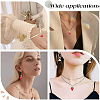 6Pcs 3 Style Brass Enamel Pendants KK-BBC0019-49-4