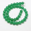 Natural Malaysia Jade Bead Strands G-M101-6mm-06-2