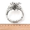 Halloween Tibetan Style Alloy Rhinestone Bangles BJEW-P367-01AS-3