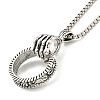 Alloy Pendant Necklace NJEW-B103-01AS-01-1