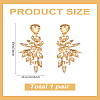 1 Pair Resin Wing Dangle Stud Earrings EJEW-LP0001-23A-2