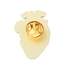 Heart Enamel Pins JEWB-D309-01B-G-2