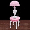 Miniature Dollhouse Lamp Decoration with Resin Toy Doll PW-WG20F22-01-1