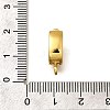 Brass Micro Pave Clear Cubic Zirconia Snap Clasps KK-U055-17G-3