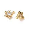 Brass Micro Pave Cubic Zirconia Pendants KK-D504-26A-G-2