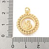 Brass Micro Pave Clear Cubic Zirconia Pendants KK-U007-01G-03-3