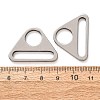 304 Stainless Steel Adjuster Triangle with Bar Swivel Clips SA-CBA8B85-06D-P-3