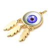 Real 18K Gold Plated Brass Pendants KK-A198-02G-04-2