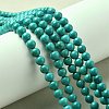Natural Magnesite Round Beads Strands TURQ-G148-03-6mm-5