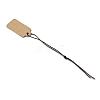 500Pcs Kraft Paper Blank Price Tags with Cord CDIS-R001-01-3