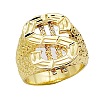 Dollar Sign Zinc Alloy Finger Rings for Men FS-WG78023-05-5