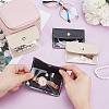 Portable Imitation Leather Jewelry Storage Zipper Boxs with 4 Insert Bags CON-WH0202-001C-3