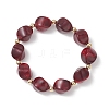 Acrylic Imitation Gemstone Beads Stretch Bracelets for Women BJEW-JB13236-02-2