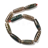 Tibetan Style dZi Beads TDZI-E004-33-4