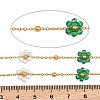 Glass & ABS Plastic Imitation Pearl Beaded Chains SA-CBAD321-02B-3