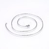 Non-Tarnish 304 Stainless Steel Cable Chains Necklaces NJEW-F226-04P-05-1