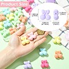 28Pcs 7 Colors Cherry Food Grade Eco-Friendly Silicone Focal Beads SIL-CJ0003-19-2