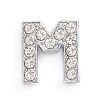 Alloy Slide Charms ALRI-WH0005-09M-P-1