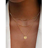 Alloy Pendant Layered Chain Necklaces for Women WGC39CD-04-1