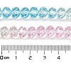 Transparent Painted Glass Beads Strands LS-DGLA-A034-T6mm-A21-3