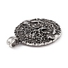 Tibetan Style 304 Stainless Steel Pendants X-STAS-P305-43AS-2