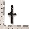 PVD Vacuum Plating 304 Stainless Steel Pendants STAS-Z080-09EB-3