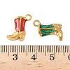 304 Stainless Steel Enamel Pendants STAS-I346-45G-03-4
