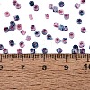 Opaque Picasso Cylinder Glass Beads SEED-Q039-06A-07-4