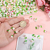 240Pcs 8 Colors ABS Plastic Imitation Pearl Pendants PALLOY-CA00026-3