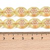 Czech Pressed Glass Beads GLAA-I061-45-4