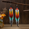 Bohemian Style Handmade Tassel Dangle Earrings FT8532-1