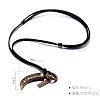 Punk Style Adjustable Leather Necklaces NJEW-BB18105-A-3