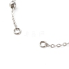 Handmade Brass Satellite Chain Bracelets Making Accessories AJEW-JB01025-9